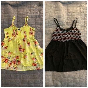 Torrid…Set Of 2…Ladies Babydoll Tanks (size 00)